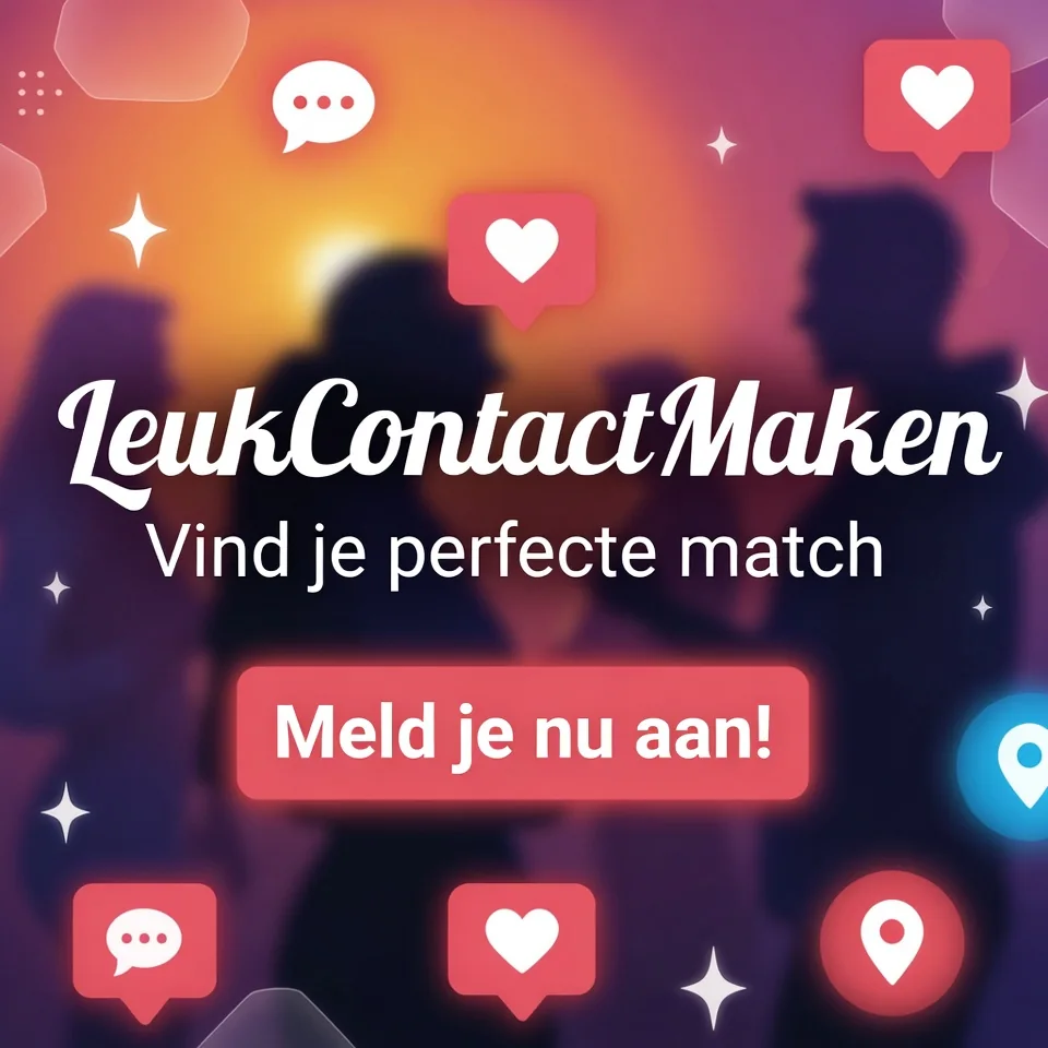 Promotieposter van LeukContactMaken