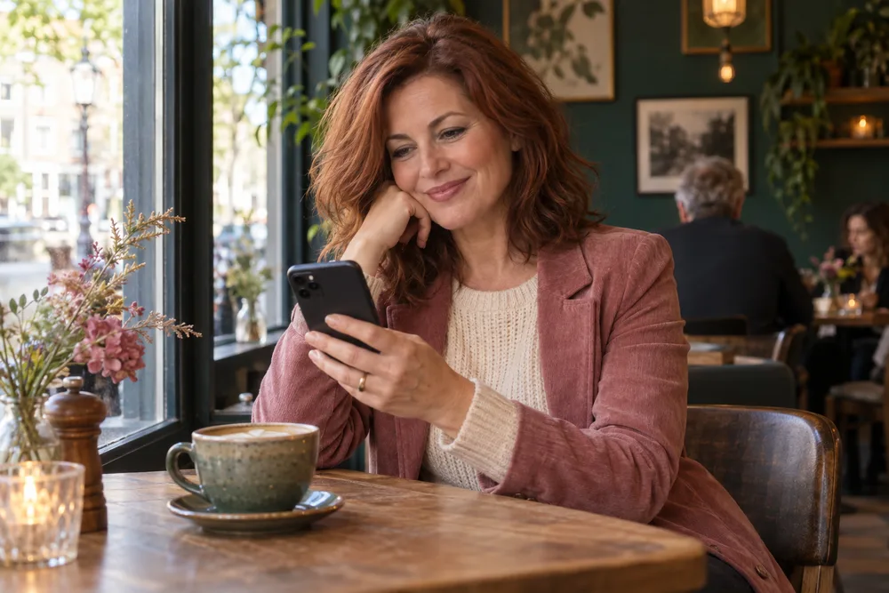 AI-sfeerbeeld ter illustratie van online contact, geen lid van PremiumFlirt